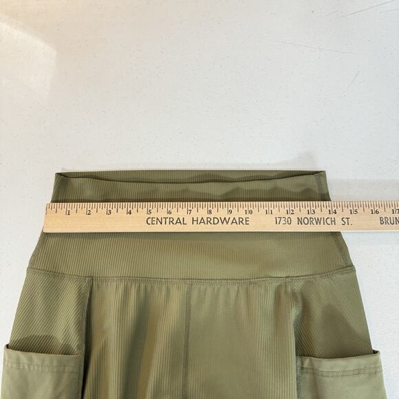 Free People Movement Take A Hike Harem Pants Sz M Olive Green Cargo Stretch - Picture 11 of 15